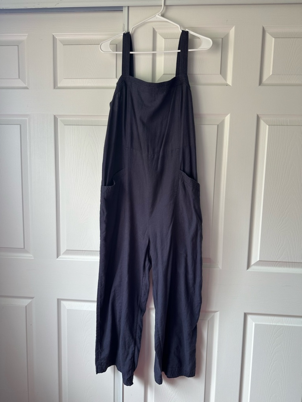 Nicole Miller Black Relaxed Wide-Leg Jumpsuit with Pockets